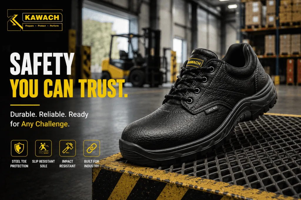 Industrial Safety Shoes by Kawach Safety