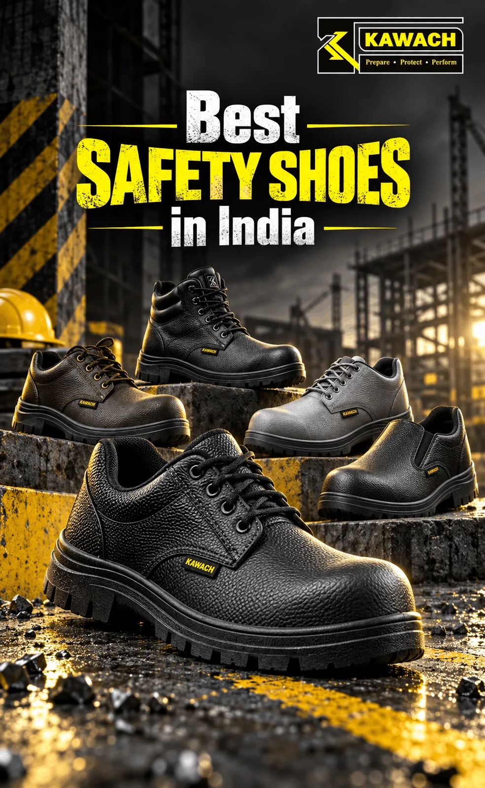 Best Safety Shoes in India - Kawach Safety