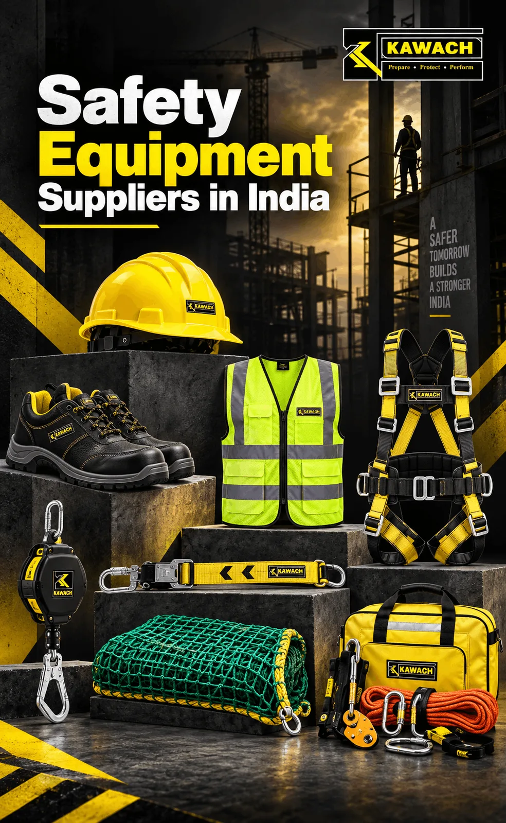Safety Equipment Suppliers in India - Kawach Safety