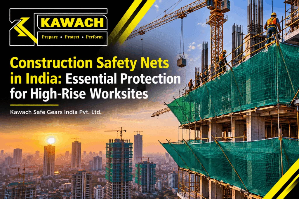 Construction Safety Net in India Complete Guide - Kawach Safe Gears Pvt. Ltd.