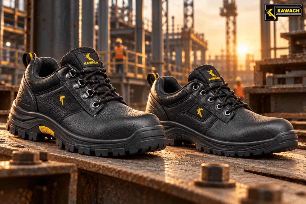 Steel Toe vs Fibre Toe Safety Shoes - Kawach Safe Gears India Pvt. Ltd.