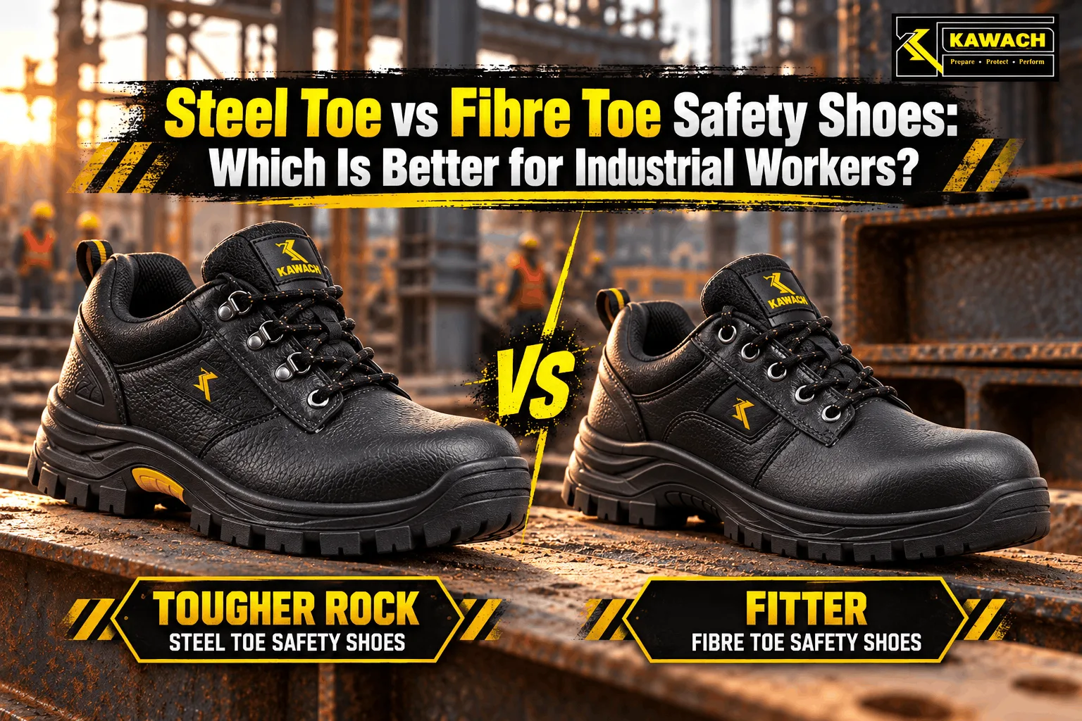 Steel Toe vs Fibre Toe Safety Shoes Which Is Better for Industrial Workers